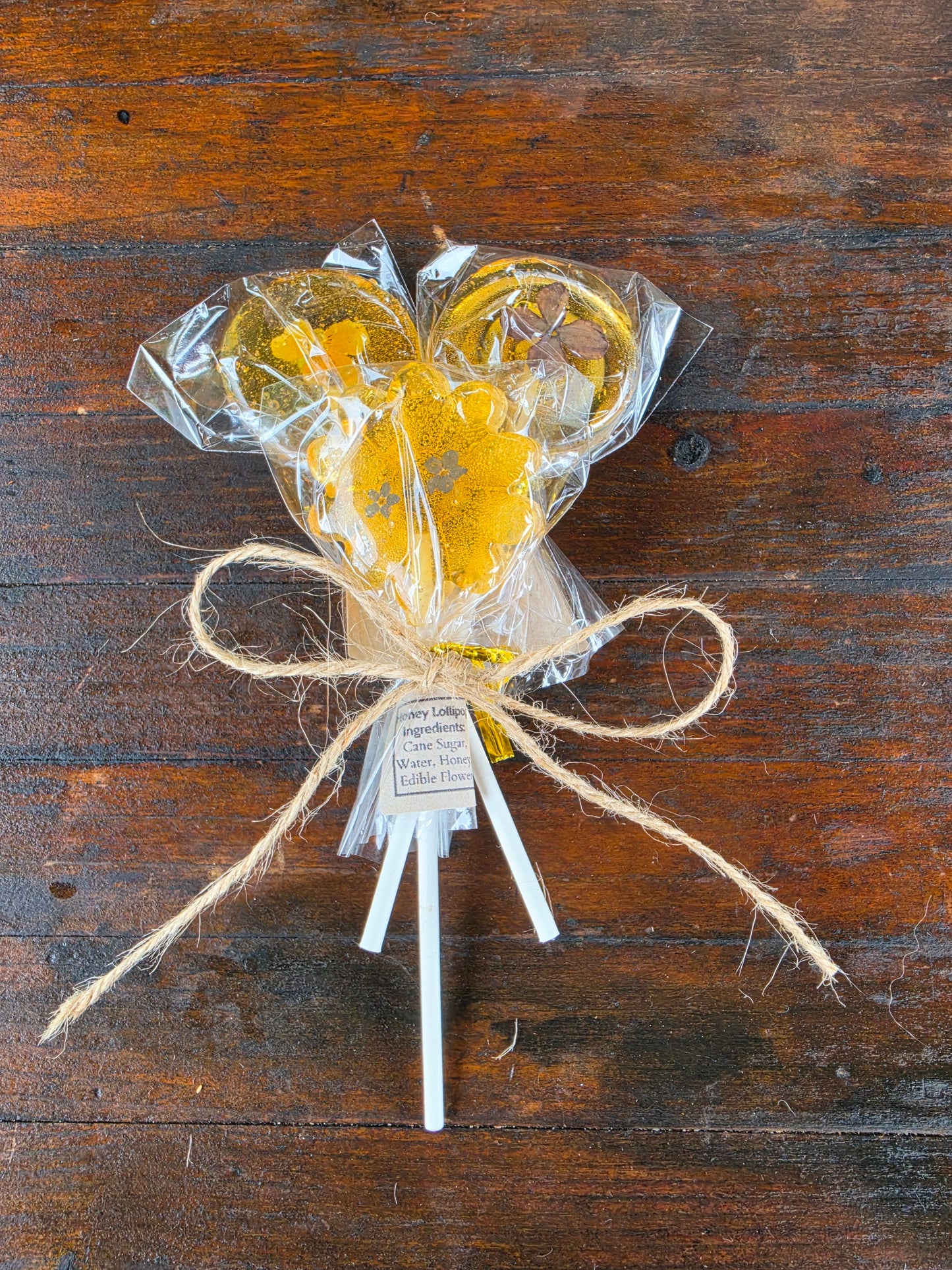Honey Lollipops