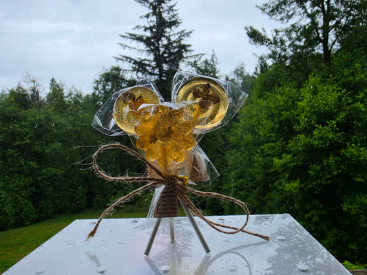 Honey Blossom Lollipops